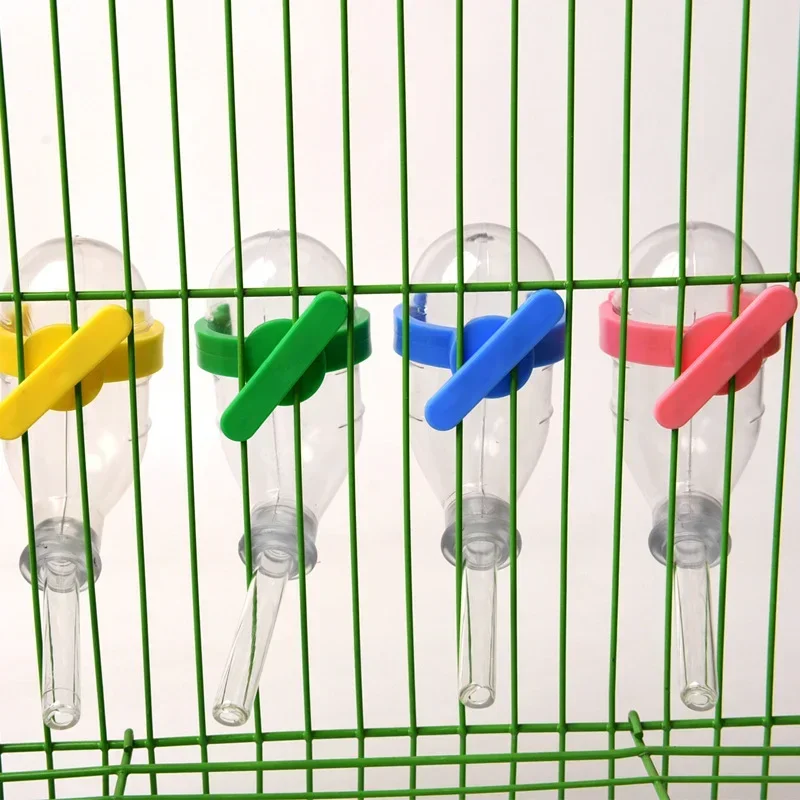 Útil dispensador de agua para mascotas, botellas transparentes para alimentador de hámster, cuenco ligero y duradero para fuente de agua para hámster - imagen 4