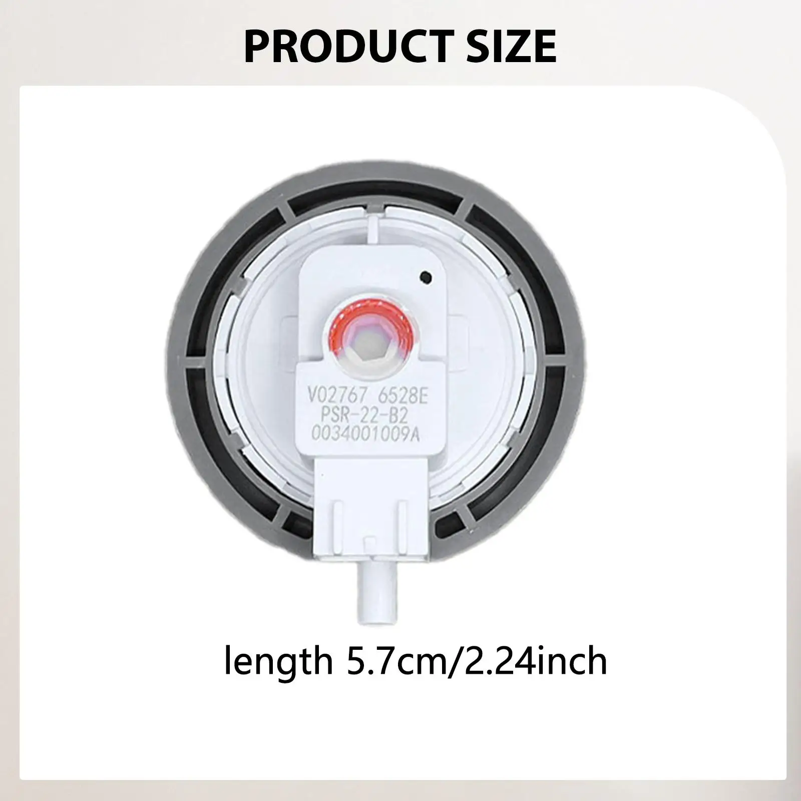 Drum Washing Machine Water Level Sensor Compact Pressure Switch Sensing Device High Sensitivity for Appliance Maintenance Drum Washing Machine Water Level Sensor Compact Pressure Switch Sensing Device High Sensitivity for Appliance Maintenance