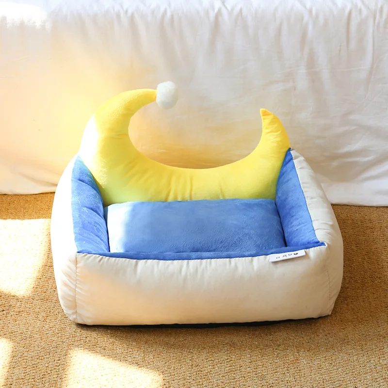 Cama luna desmontable para perros y gatos – 4 estaciones - imagen 4
