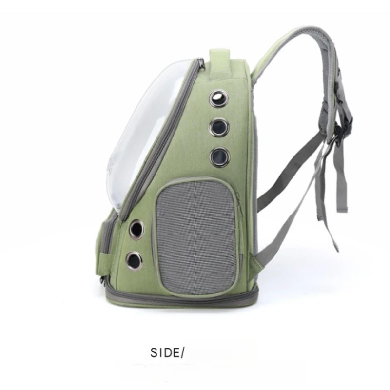 Bolsa para mascotas portátil de dos hombros, cápsula transpirable con vista, paquete para mascotas, productos de viaje de gran espacio, bolsas de suministros, accesorios para perros y gatos - imagen 4