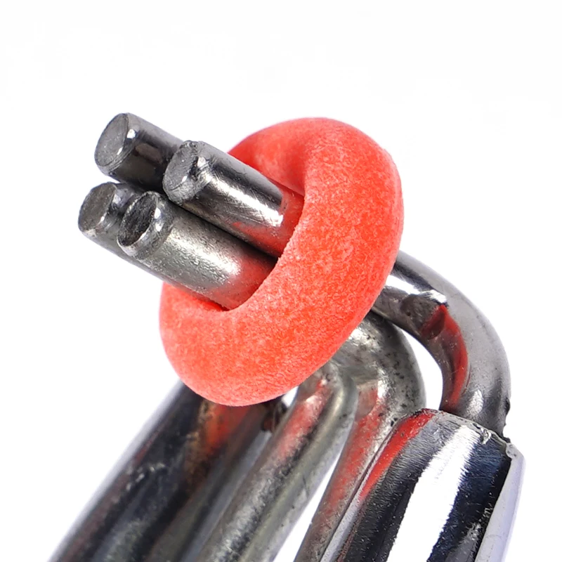 100 Uds herramientas veterinarias de corte de cola anillo hemostático corte de cola de Animal ganado anillo de goma de castración para círculo de castración - imagen 5