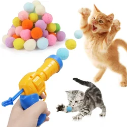 Lanzador interactivo silencioso de felpa para gatos