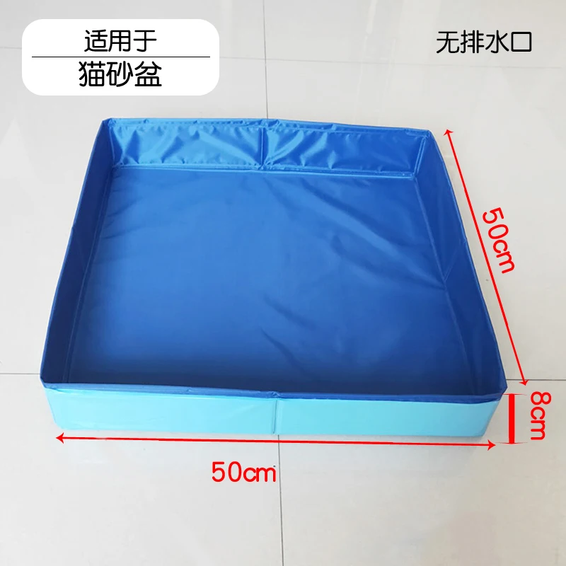 Baño para mascotas cuadrado plegable perros pequeños y medianos piscina para perros cubo de baño bañera para gatos productos para mascotas - imagen 5