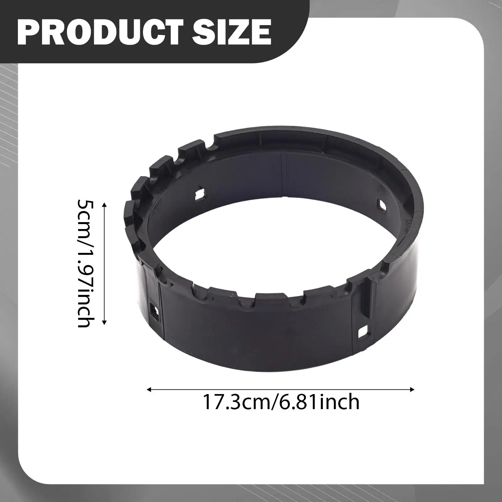 El anillo de retención de conducto para soplador de nieve reemplaza piezas de repuesto de accesorios portátiles eficientes para 624505x54B 622515x31B 624808x4B