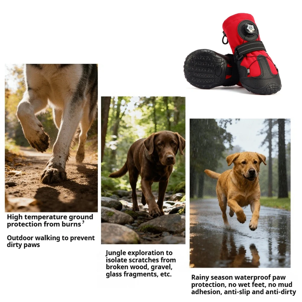 Botas senderismo con dial para perros medianos y grandes - imagen 4