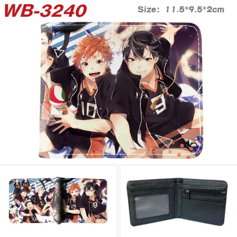 Cartera Hinata Shoyo Haikyuu!! – Monedero de cuero con cremallera - imagen 4
