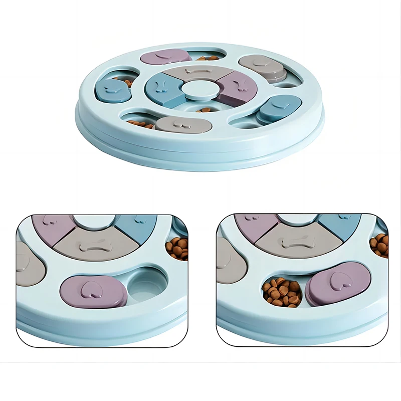 Pet Feeder Dog Educational Toys Increase Puppy Intellectual Food Dispenser Interactive Educational Feeding Toys - imagen 5