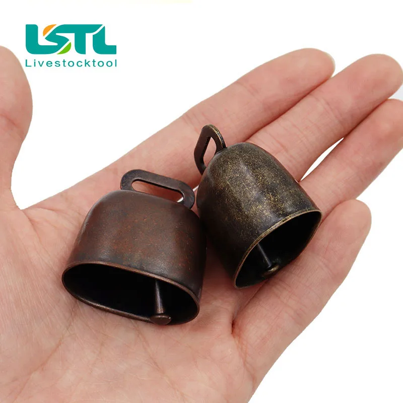 Campanas de cobre para gatos, perros, mascotas, decoración, campanas, perchas, campanas de Metal, fuerte, crujiente, extender más, vaca, caballo, ovejas, pastoreo - imagen 5