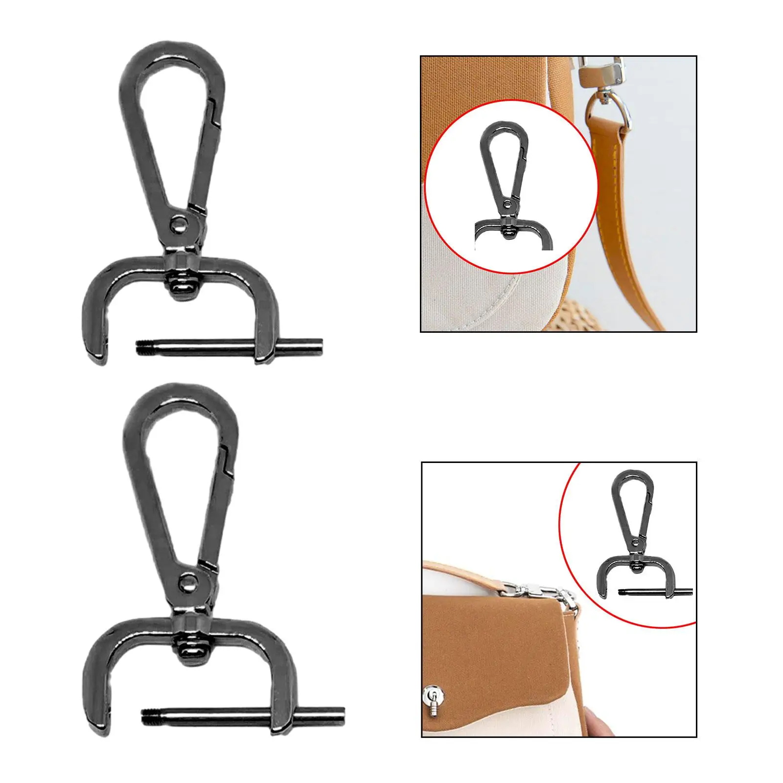 Detachable Snap Hook Swivel Clasp Sturdy Stylish Replacement Heavy Duty Practical Swivel Snap Hook Purses Clasp Backpack Buckle Detachable Snap Hook Swivel Clasp Sturdy Stylish Replacement Heavy Duty Practical Swivel Snap Hook Purses Clasp Backpack Buckle