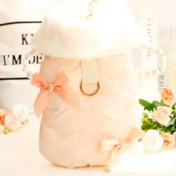 Lindo suéter de princesa para perros pequeños, ropa gruesa de algodón para invierno y otoño para mascotas, perfecta para perros pequeños de peluche