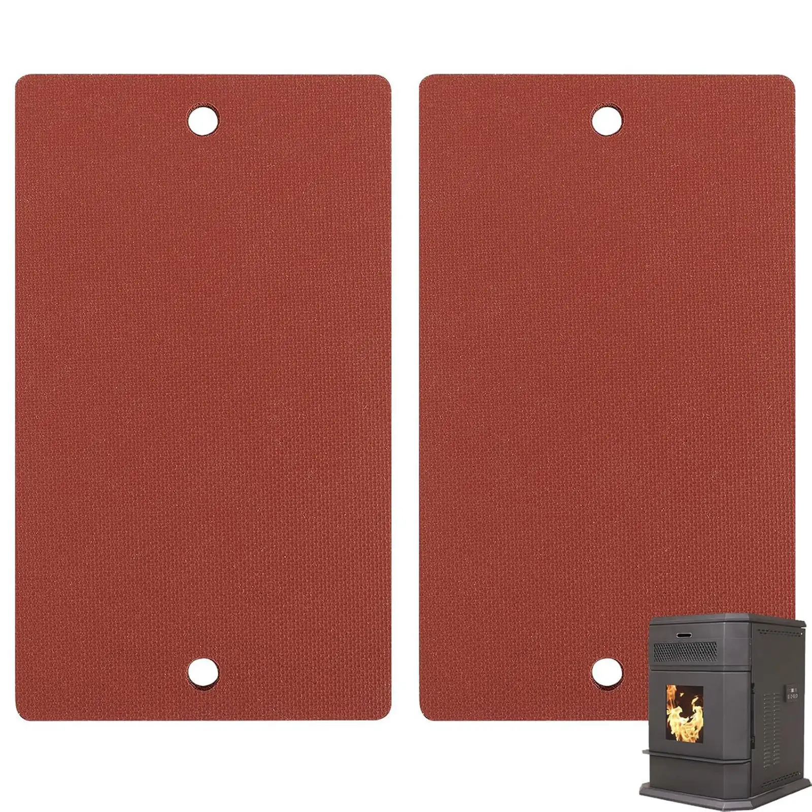 2Pcs Ash Cleanout Cover Gasket, High Performance Easy to Install Stoves Parts Stove Pellets Stove Parts, for Ashley AP5790 - imagen 3