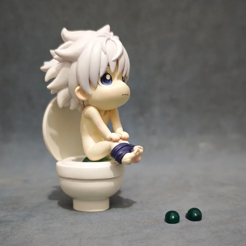 Figuras de Anime KILLUA ZAOLDYECK GK, estatuilla de rigiga magnetizada magnética, Mini figuras de inodoro de estudio, juguetes de modelos coleccionables, regalos - imagen 3