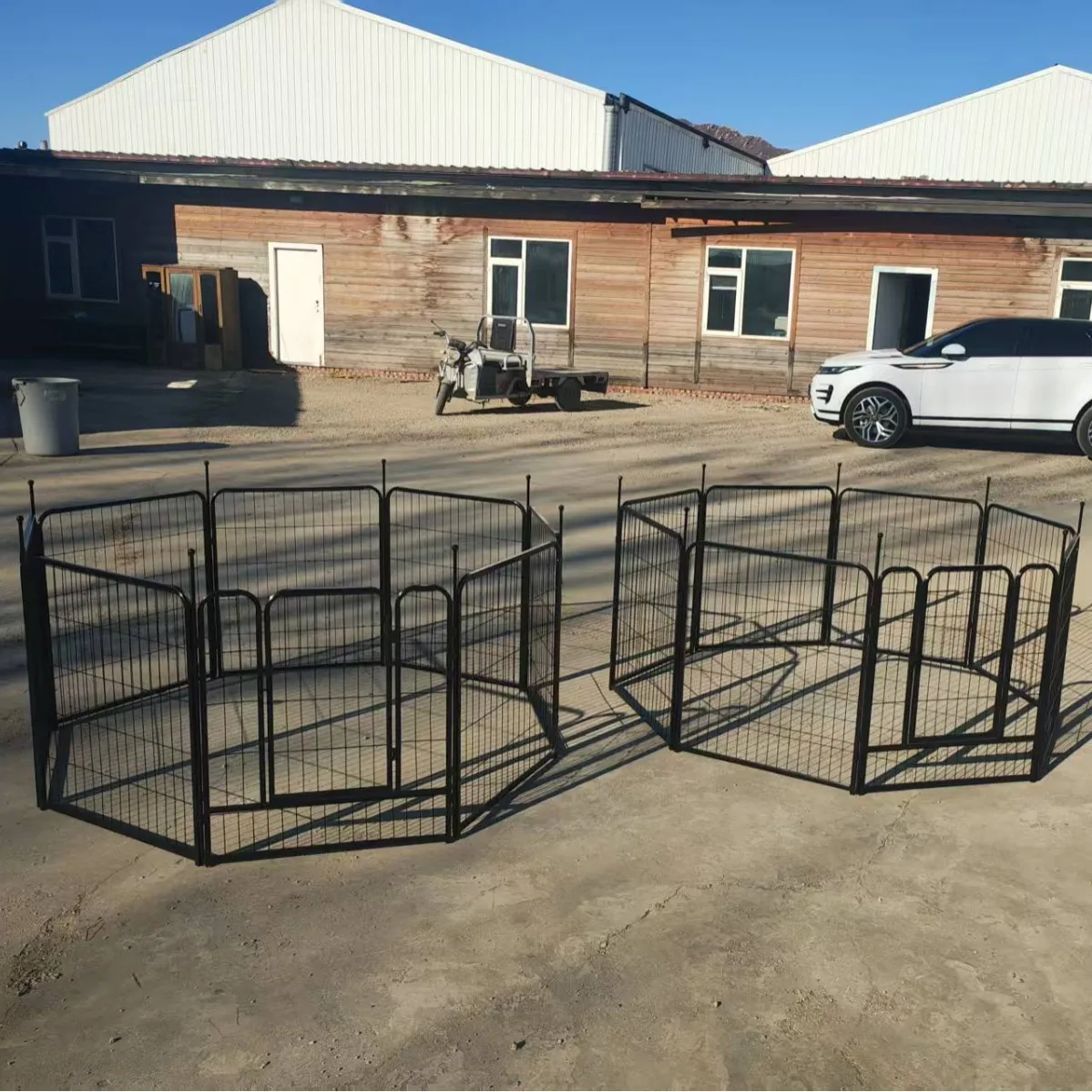 Corral resistente para perros con estacas – Uso interior exterior - imagen 3