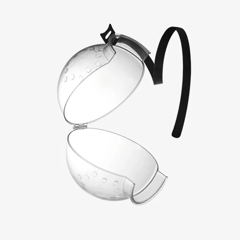 Mascarilla transparente con forma de bozal de burbujas para el cuidado de gatos, casco de bola espacial transpirable para recortar uñas, baño, sombrero antimordida para gatos - imagen 3