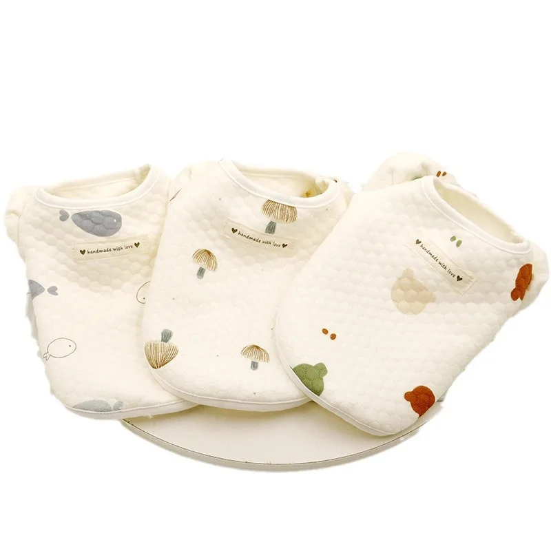 Abrigo de otoño/invierno con rejilla de burbujas para mascotas, ropa de casa para otoño/invierno, ropa para gatos, ropa para perros pequeños, Tops de encaje, ropa para cachorros - imagen 5