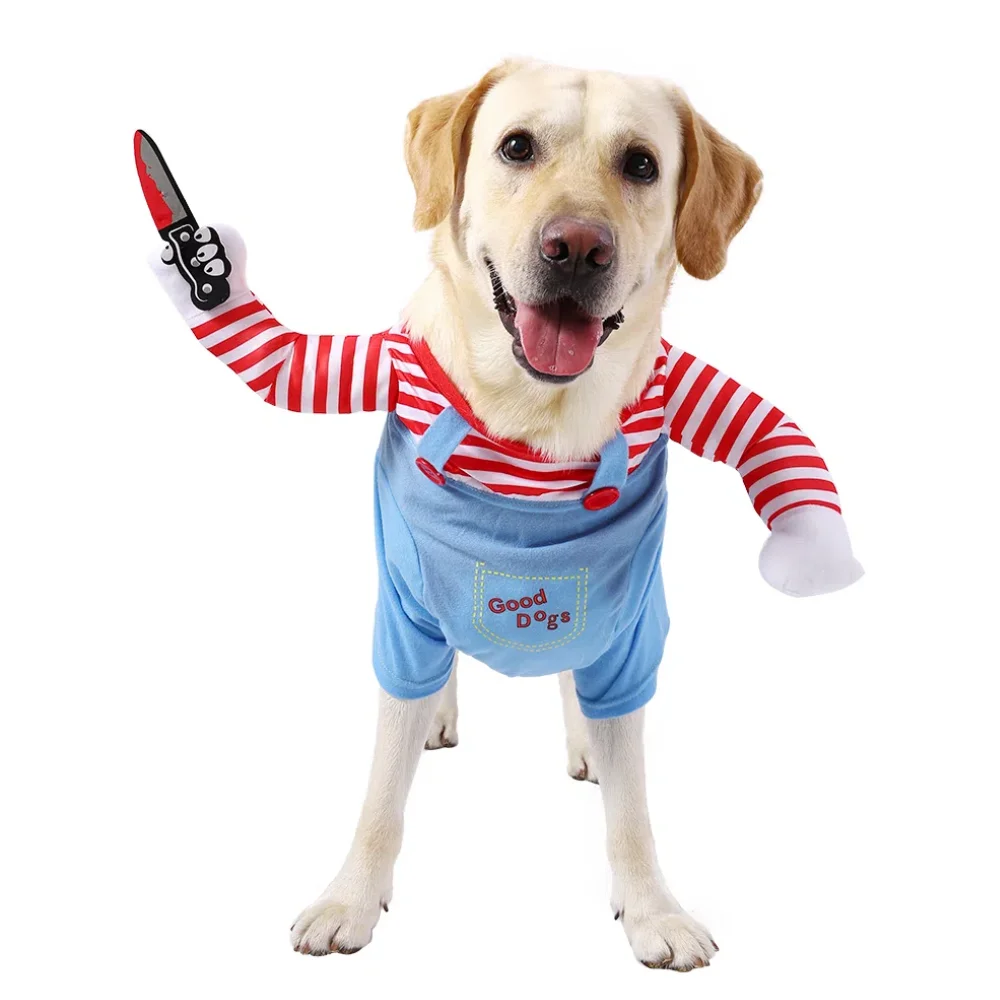Ropa de Halloween para perros pequeños, medianos y grandes, mascotas, gatos, disfraz de fiesta, Festival, Chihuahua, Labrador, regalo para mascotas - imagen 2