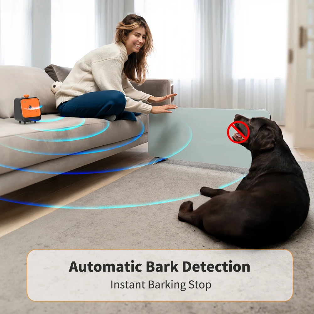 Dispositivos disuasorios de ladridos automáticos con 3 modos, dispositivos antiladridos, silenciador recargable para ladridos de perros, disuasor de ladridos sónico para interiores - imagen 3