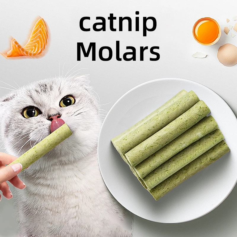 HOOPET-bocadillos nutritivos para gatos, hierba para gatos, molienda de dientes, liofilizado, depilación, Comida instantánea, limpieza de dientes, adultos y gatitos