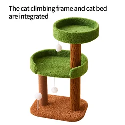 Árbol rascador sisal con plataforma para gatos grandes