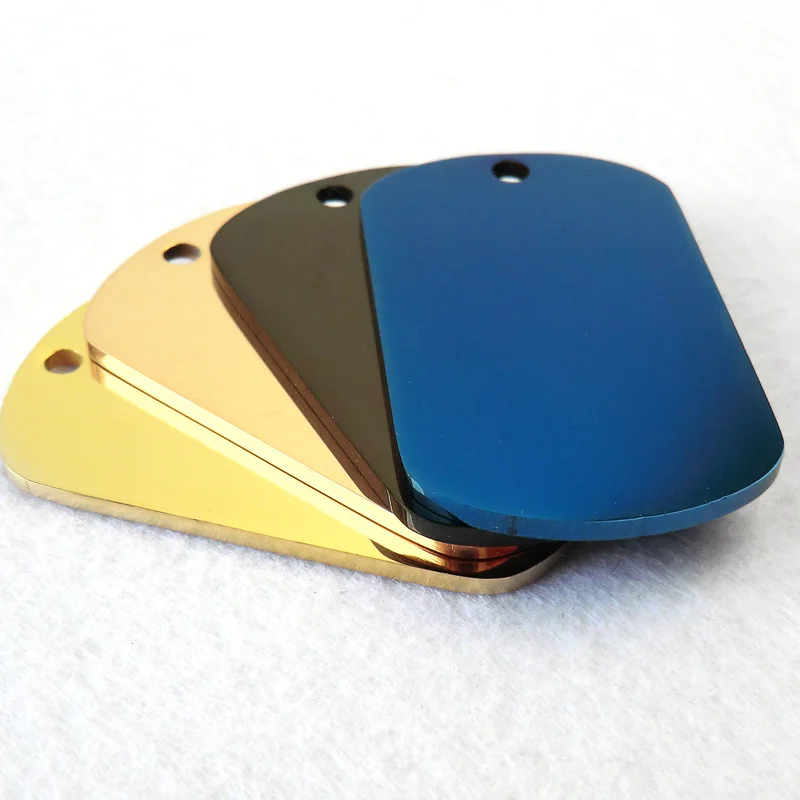 Venta al por mayor, 100 Uds., etiqueta de identificación de perro militar, etiqueta de perro personalizada de acero inoxidable para perro, etiquetas grabadas para hombre, placa de nombre personalizada para perro mascota - imagen 5