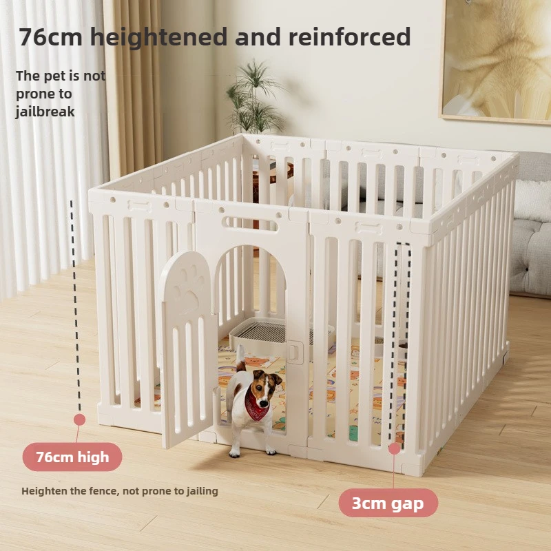 Valla para mascotas de 76CM, jaula para perros de interior, perros pequeños y medianos, valla de oso de peluche Corgi, productos para mascotas