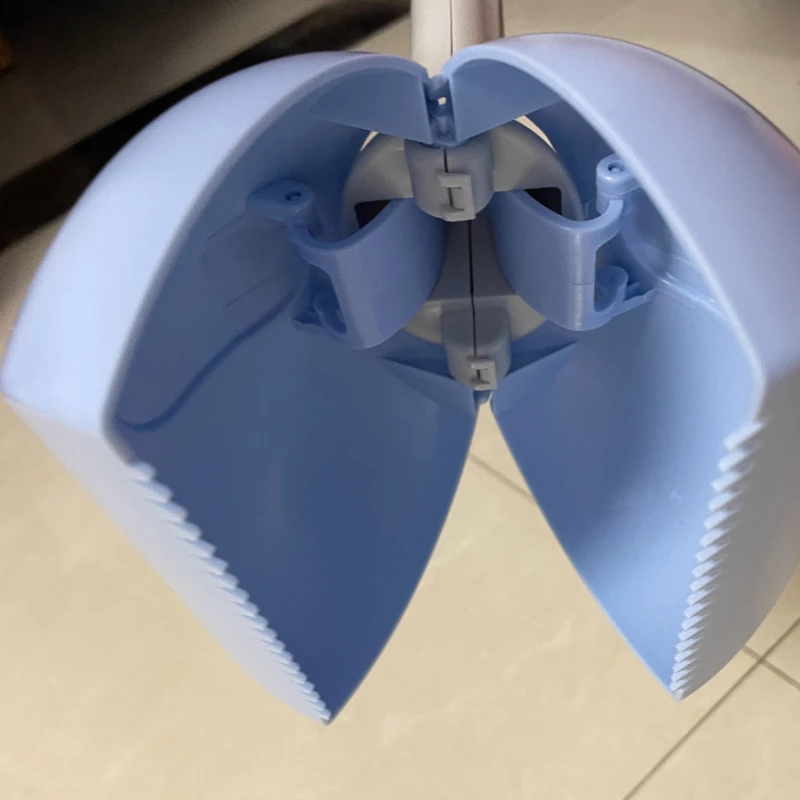 Cuchara portátil para excrementos de perros, pala para residuos de mascotas con mango largo, recogedor de excrementos ergonómico para caminatas al aire libre y suministros de limpieza de viajes - imagen 5