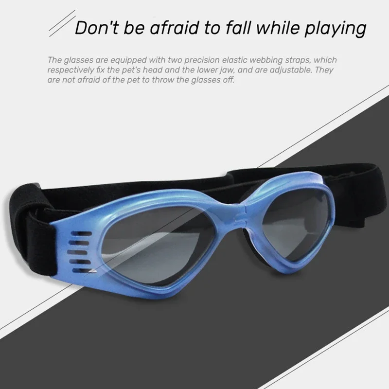 Gafas de sol para perros pequeños, gafas de sol en forma de corazón, protección UV, a prueba de viento, accesorios de aseo para mascotas, 1 ud. - imagen 4