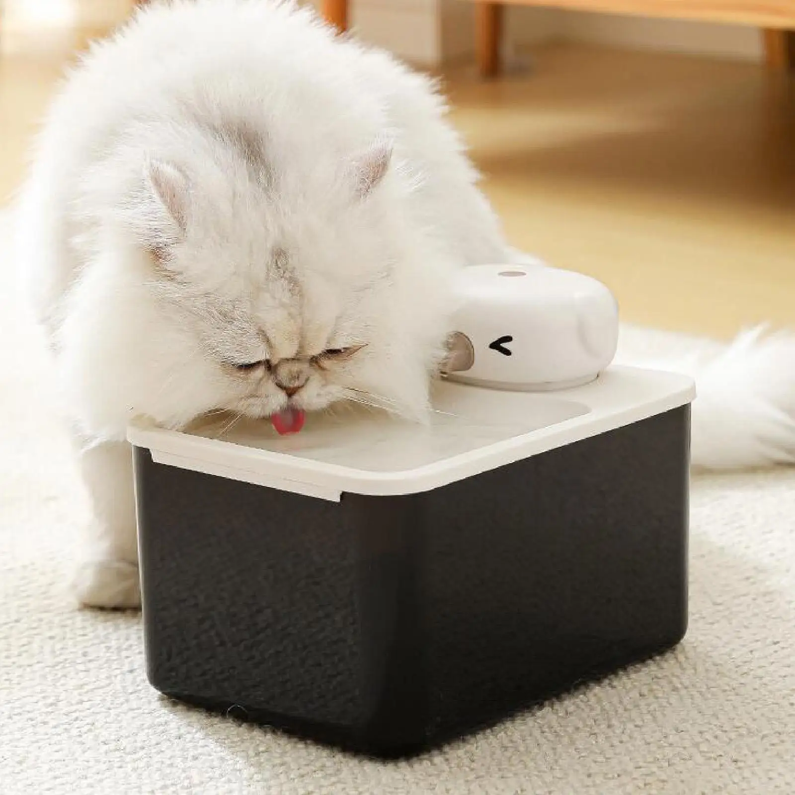 Cat Fountain Low Noise for Cats Interactive Drinking Bowl Cat Water Dispenser for Indoor Pet Supplies Multiple Pets Travel Kitty