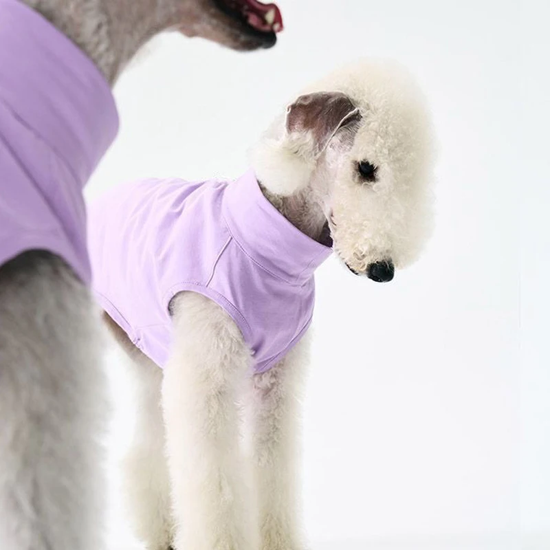 Chaleco refrescante de verano a la moda para Bedlington, ropa suave sin mangas para perro, pijamas elásticos de tela fresca para Whipbit Greyhound Terrier - imagen 5