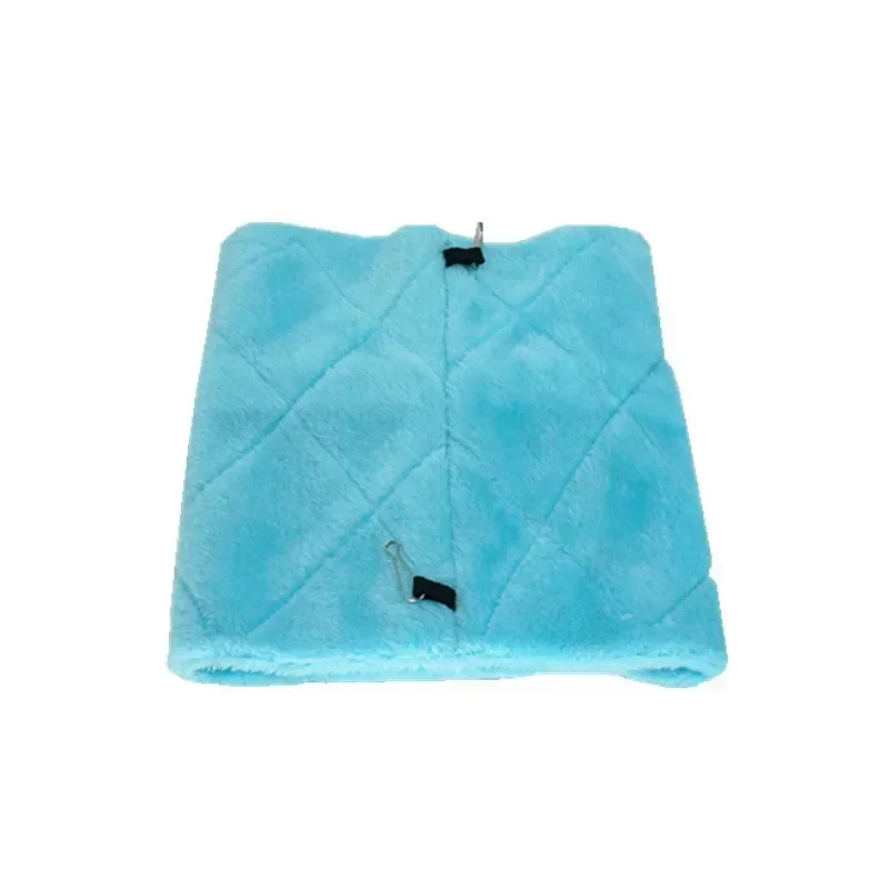 Jaulas para loros y pájaros para mascotas, hamaca de felpa cálida, cabaña, tienda, cueva colgante para dormir y incubar, accesorios para pájaros, invierno - imagen 2