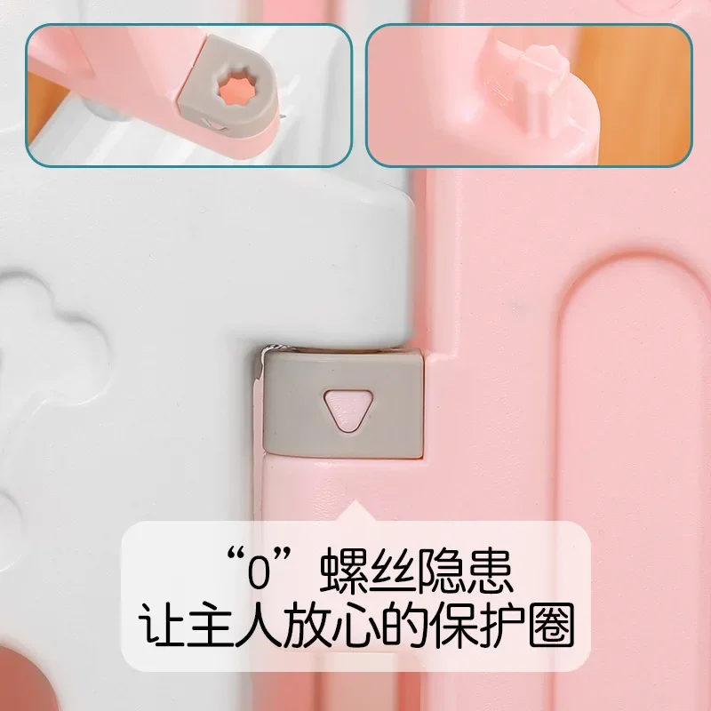 Cercas para perros elevadas de 73/79CM, valla para mascotas, valla de aislamiento interior, productos para mascotas de tamaño pequeño y mediano para el hogar - imagen 4