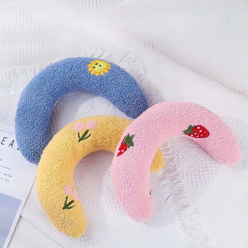 Juguete de peluche para masticar gato, hierba gatera, juguetes para morder, almohada de tira, juguetes interactivos suaves para gatos, juguete Katten - imagen 3