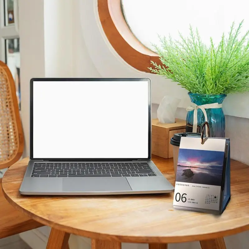 Calendario de viaje creativo y decorativo, calendario de belleza de escritorio Ins, regalos originales, hermoso Calendario de escritorio personalizado, 2024 - imagen 3