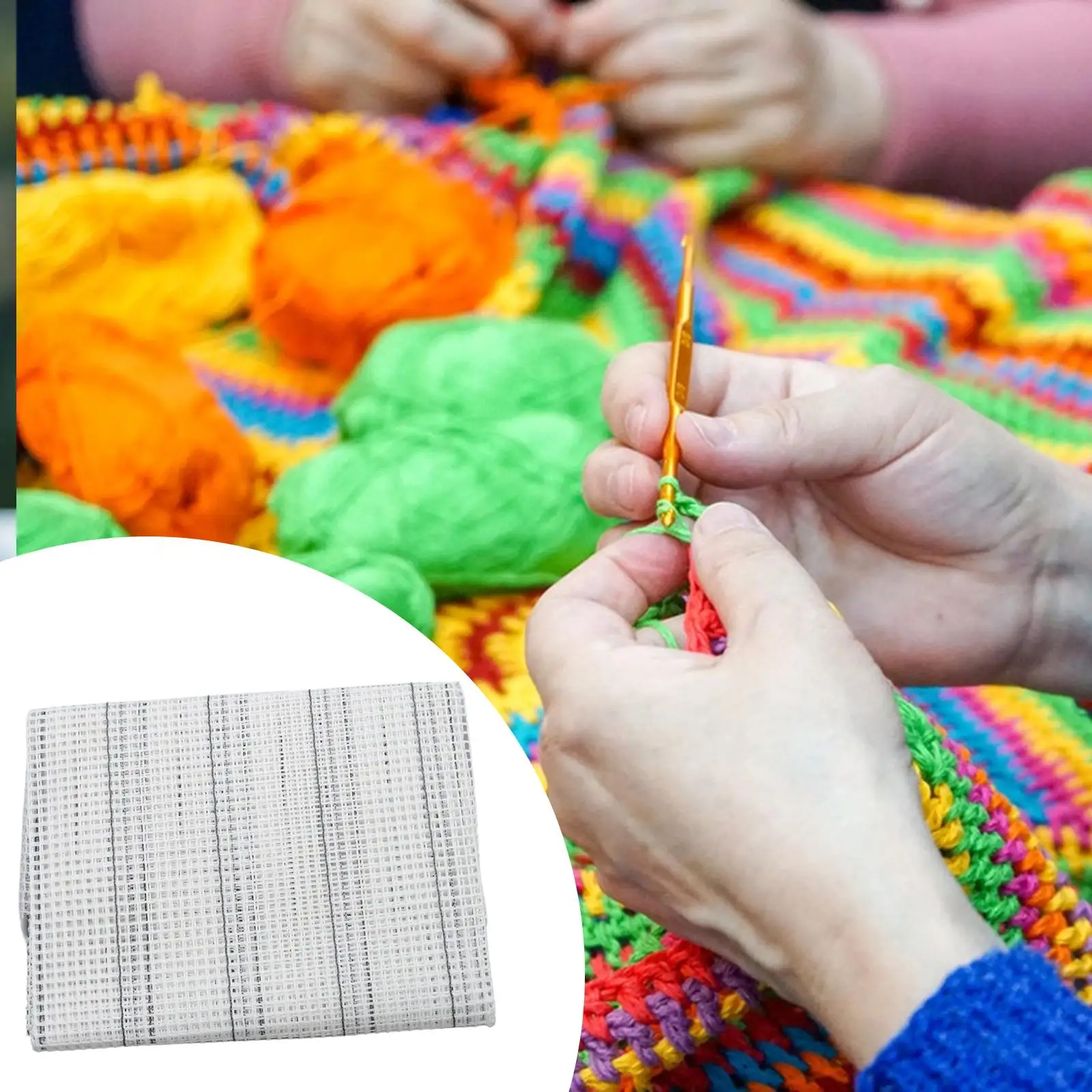 Rug Hooking Mesh Fabric 39x59 Inches Accessory Sturdy Lightweight for Knitting and Crocheting Multifunctional Reinforced Edge Rug Hooking Mesh Fabric 39x59 Inches Accessory Sturdy Lightweight for Knitting and Crocheting Multifunctional Reinforced Edge