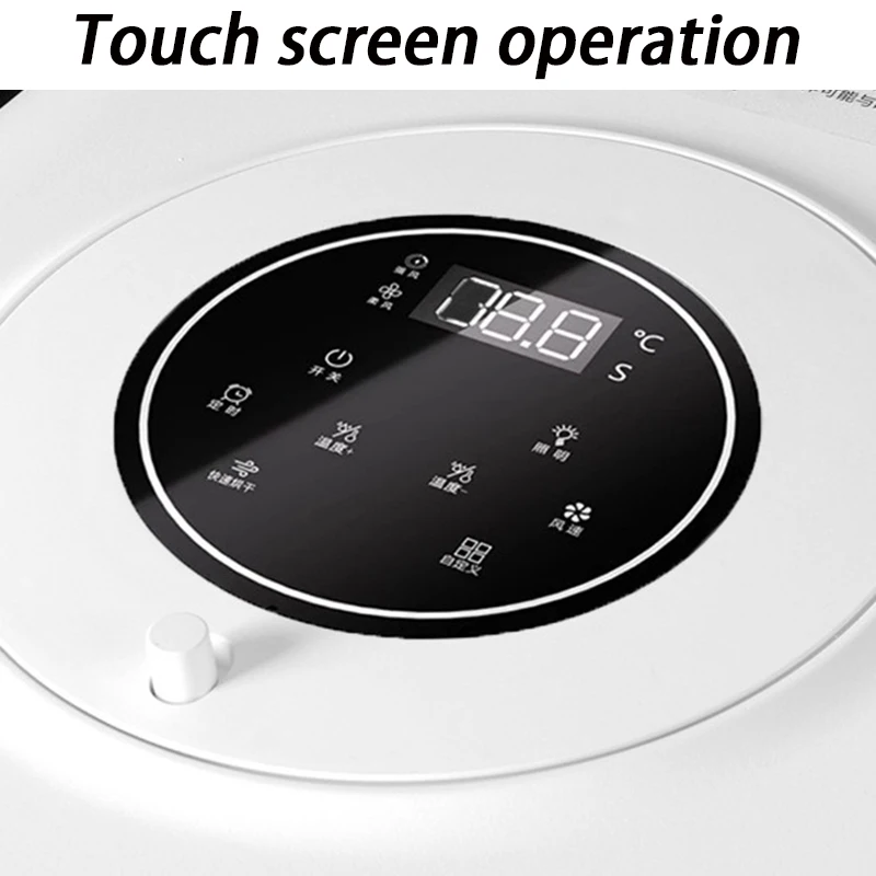 Caja de secado para mascotas de gran espacio, 1200W, 53L, secador de pelo automático para perros y gatos, secadora silenciosa, desinfección antibacteriana, secadores para perros - imagen 4