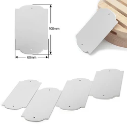 Placa identificativa de acero inoxidable para collar de perro y gato