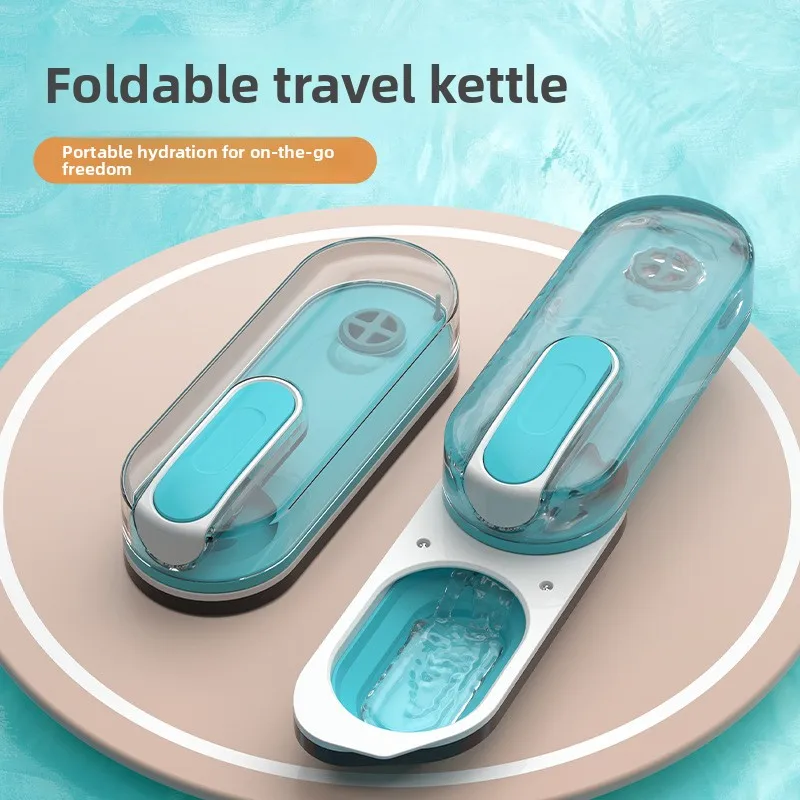 Dispensador de agua portátil plegable para perros y gatos – Antifugas - imagen 5