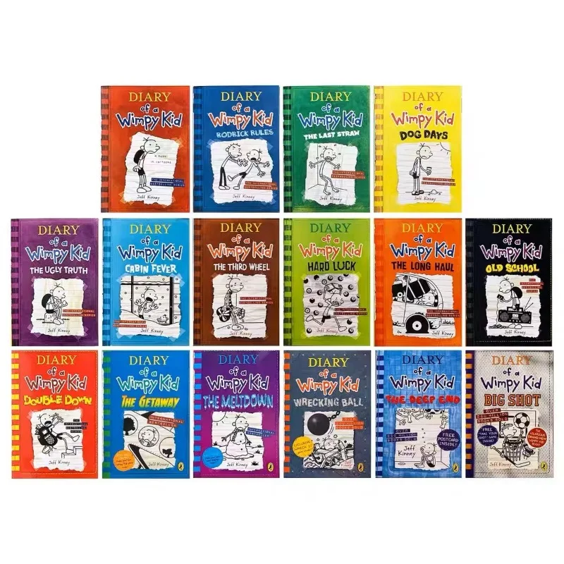 8 libros Diary of Wimpy Kid: novela gráfica para niños de 9 a 16 años