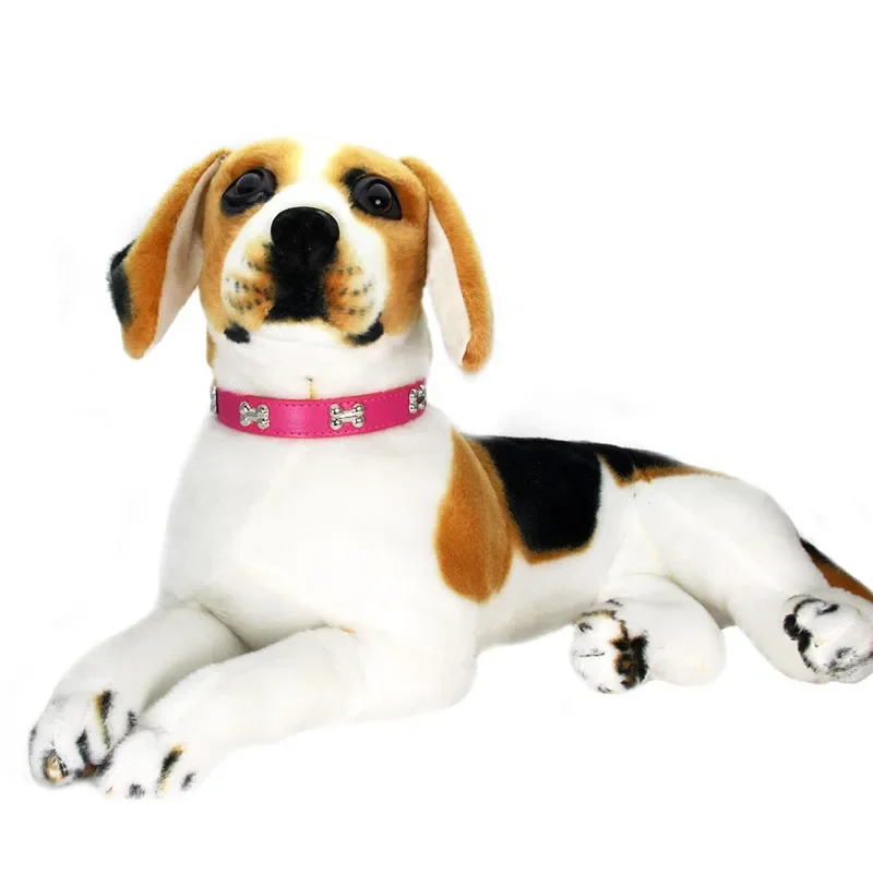 Collar de cuero con forma de hueso para perros – Varias tallas - imagen 5