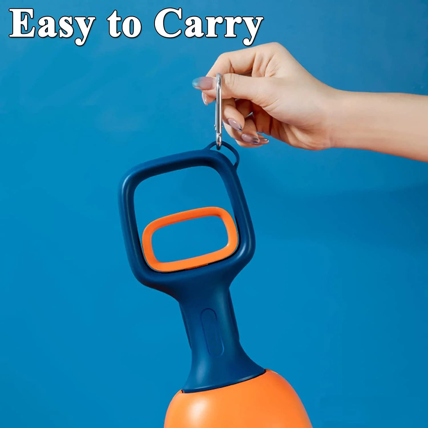 ATUBAN recogedor de residuos de caca portátil, Material de alta resistencia con dispensador de bolsa, recogedor de hierba y grava fácil - imagen 5