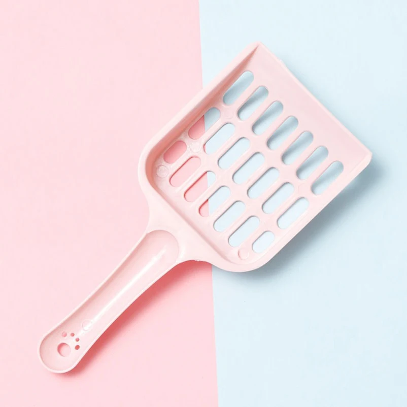 Nueva pala para arena para mascotas, color caramelo, mango horizontal de alta apariencia, pala para inodoro para gatos, recogida de excrementos, suministros de limpieza para gatos - imagen 4