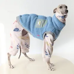 Chaqueta polar cálida para galgos, Whippet y galgo italiano – Invierno