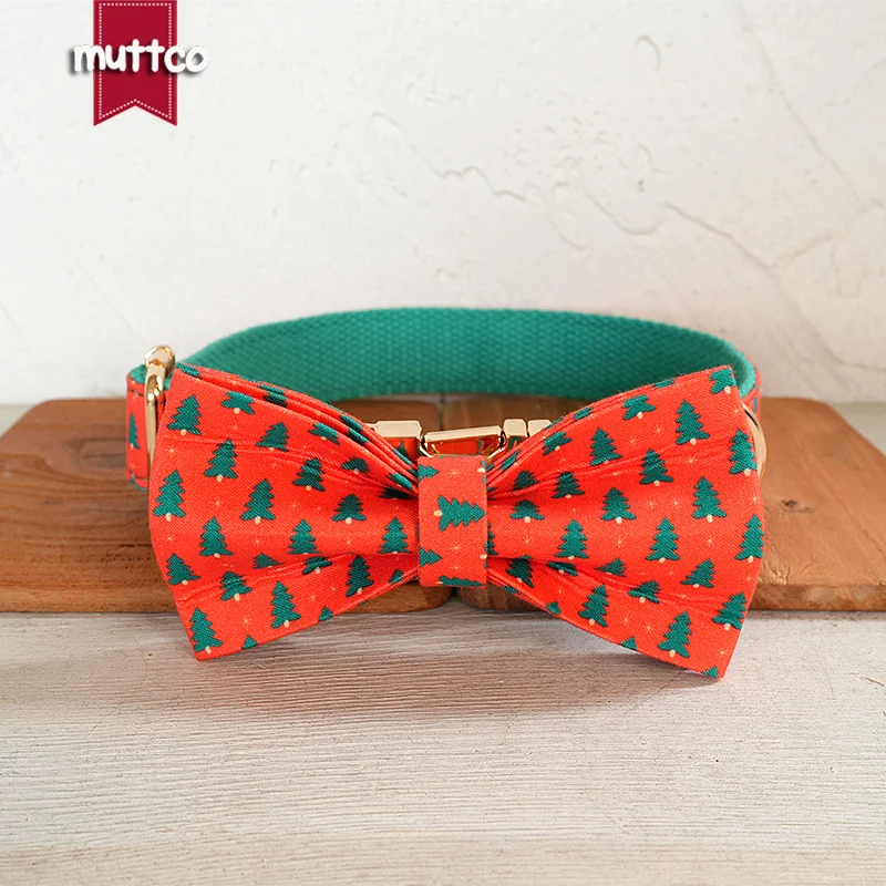 MUTTCO este collar está inspirado en los motivos del árbol de Navidad RED NAVIDADES muestra un personaje apasionado y sin restriccionar UDC220 - imagen 2