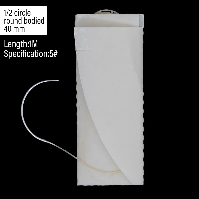 Hilo de sutura absorbente, herramientas veterinarias, proteína, aguja de acero inoxidable, reparación de catgut de colágeno, hilo de sutura, herramientas veterinarias - imagen 4