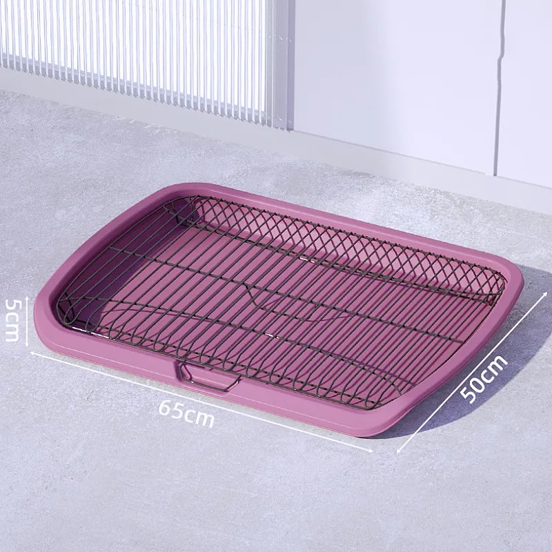 Inodoro de acero inoxidable para perro, caja de arena para entrenamiento de cachorros, recolector de caca urinario, Extra grande - imagen 5