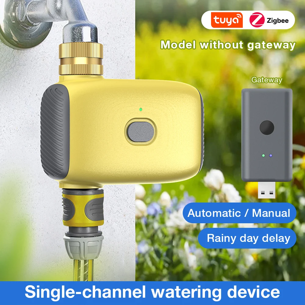 Temporizador inteligente Zigbee automático para riego goteo exterior - imagen 5