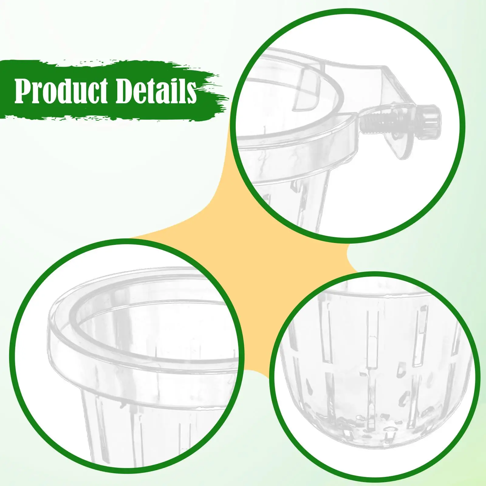 Soporte para plantas de acuario, cesta eficiente para ahorrar espacio, crecimiento de plantas, tanques de peces - imagen 5