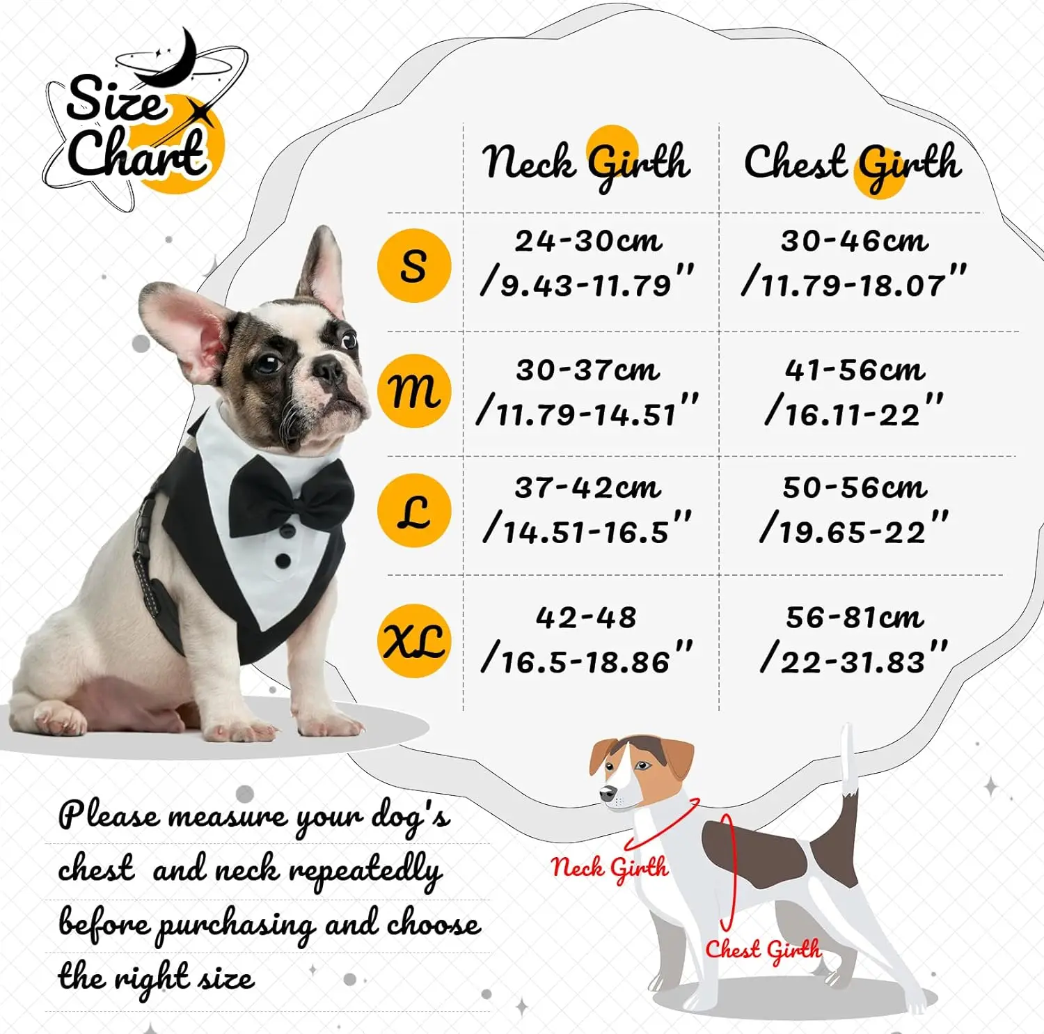 Arnés esmoquin con moño para perros – Accesorio de celebración - imagen 4