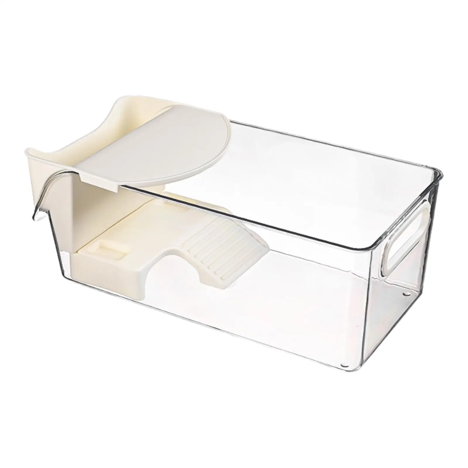 Turtle Tank W Basking Place and Planter Open Top Feeding Box with Handle Accessories Tortoise Enclosure Starter Turtle Terrarium