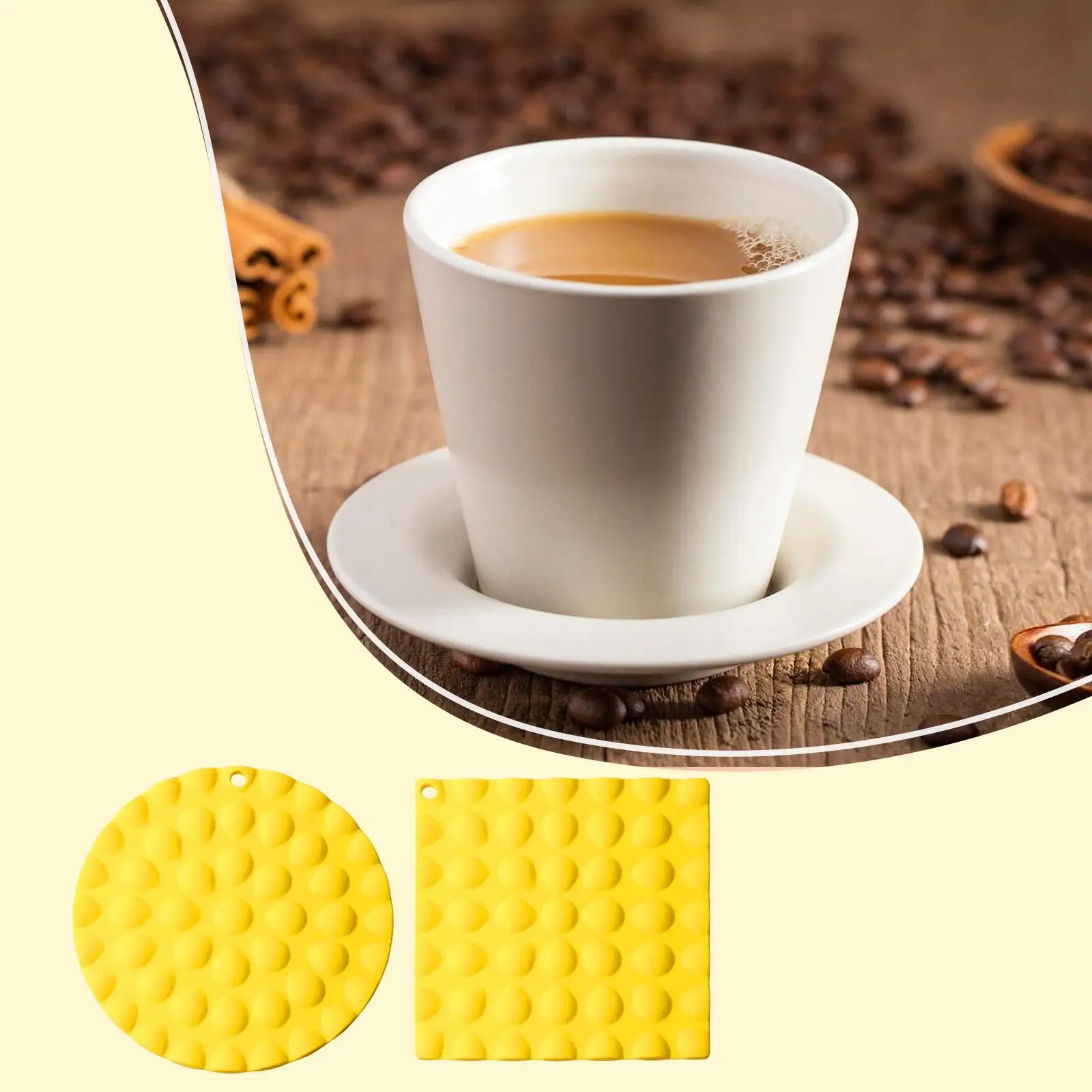 2Pcs Dining Table Placemat Decoration Portable Versatile Eco Friendly Non Slip Hot for Dining Kitchen Coffee Table 2Pcs Dining Table Placemat Decoration Portable Versatile Eco Friendly Non Slip Hot for Dining Kitchen Coffee Table